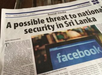 Social media – A possible threat to national security in Sri Lanka